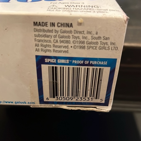 SPICE GIRLS MELANA Vintage 1998 on tour doll, new in box, very nice - Picture 8 of 8